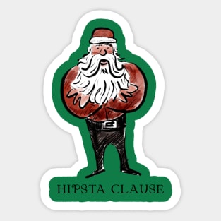 Hipsta Clause Sticker